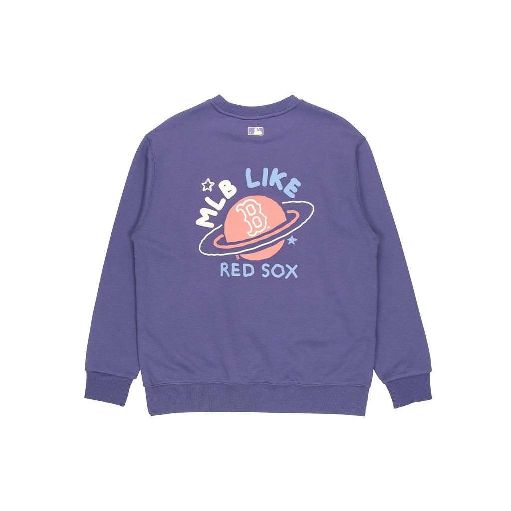 MLB Sweatshirts Unisex Purple Crew Neck Moderate Regular 3AMTL0114-43NYL