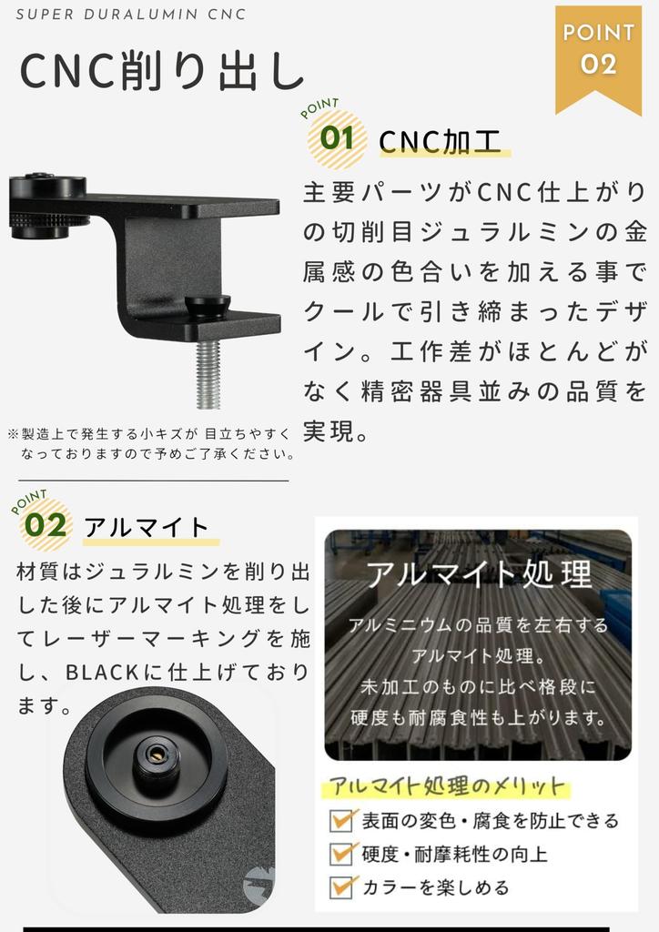 CAMPING MOON Table Clamp, Screw-in Type, for OD Cans, Lantern Pole, Hose Extension, Heat Shield, BKZ18