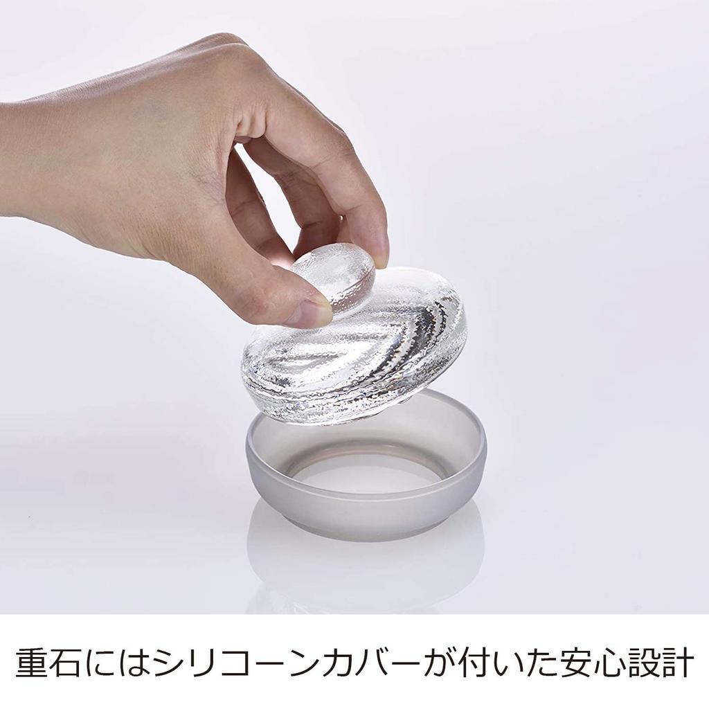 HARIO Pickle Glass Slim, 800ml Full Capacity, Clear, TGS-800-T