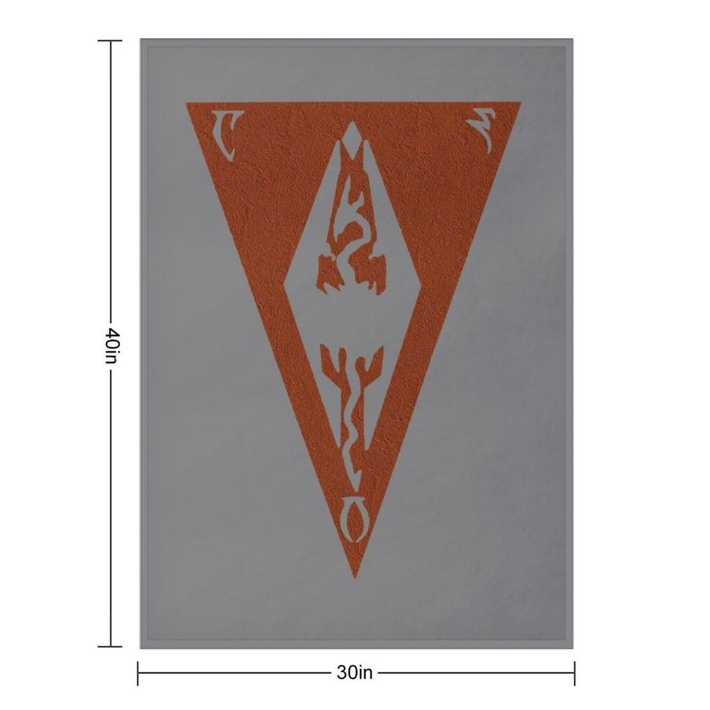 Morrowind Emblem Throw Blanket Tourist Blankets For Baby Flannel Fabric Luxury Designer Blankets