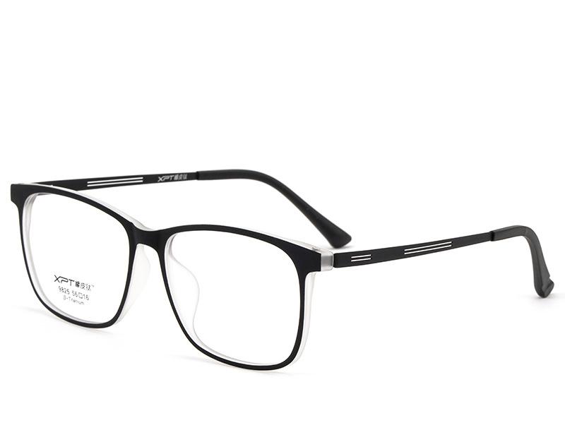 Ultra-light Fashion TR90 Glasses Frame Flexible Pure Titanium Myopia Optical Eyeglasses Frame Men