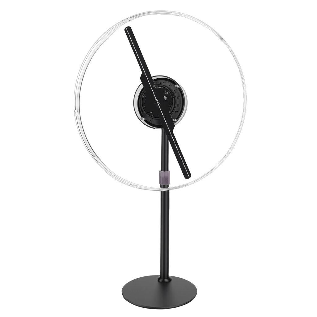 3D-Hologramm-Ventilator mit Abdeckung 12,59 Zoll 3D-Holografischer Ventilator-Projektor Werbedisplay mit Fernbedienung 234 LED-Perlen