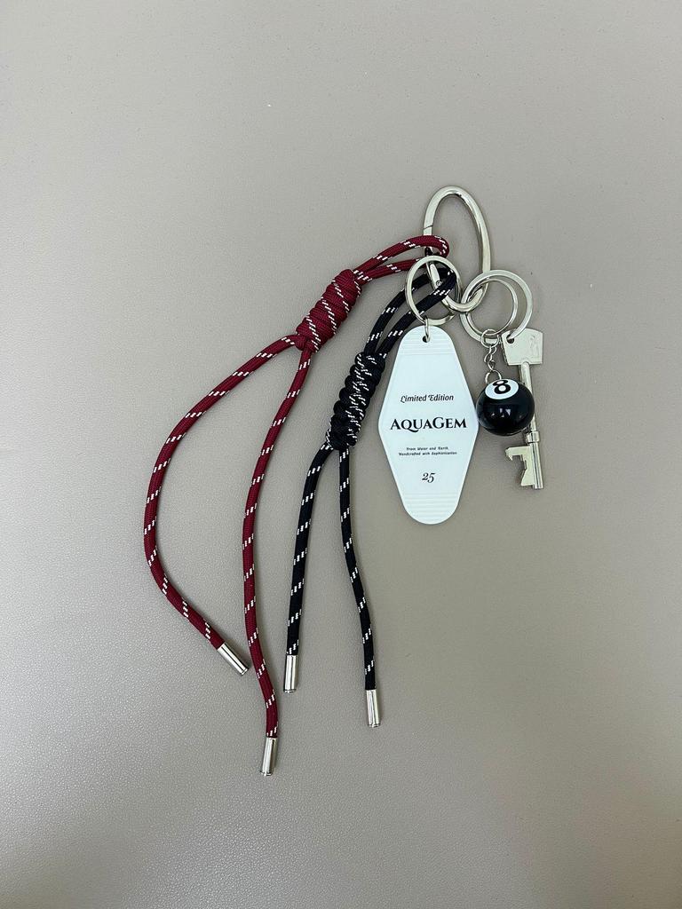 Miu Dachshund Cartoon Keychain: Trendy DIY Personalized Rope Charm Pendant