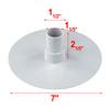 Pool Skimmer Skim Vacuum Plate for HydroTools For Swimline Compatible Efficient Vacuuming Reliable Performance