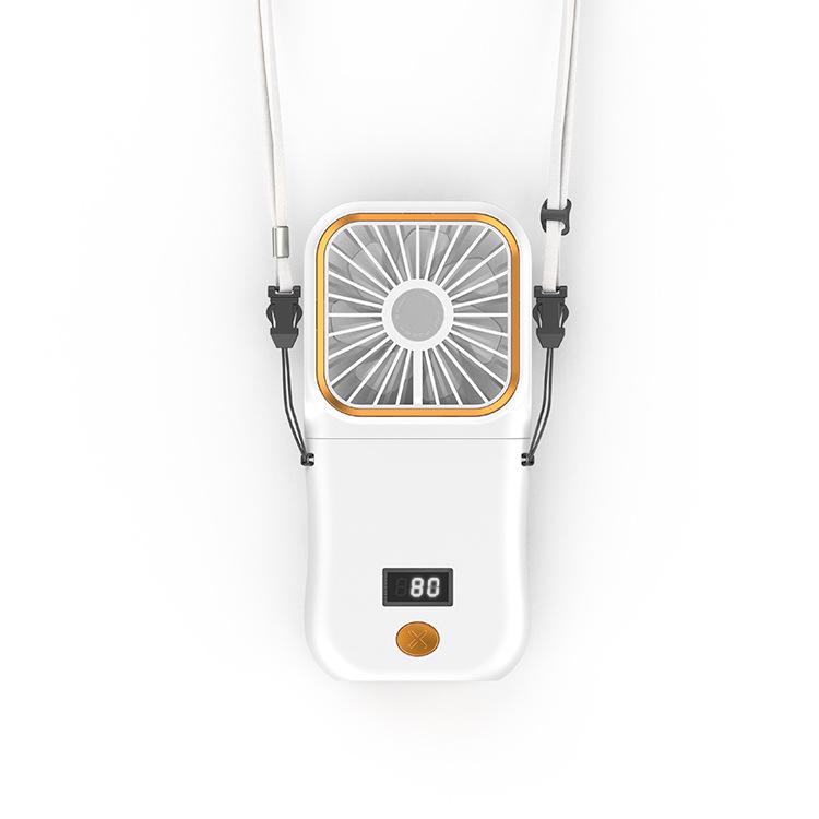 

Portable USB Neck Fan: Foldable, Three-Speed, Long Battery Life, Digital Display - Ideal for Desktop and Outdoor Use. 167*80*19mm
