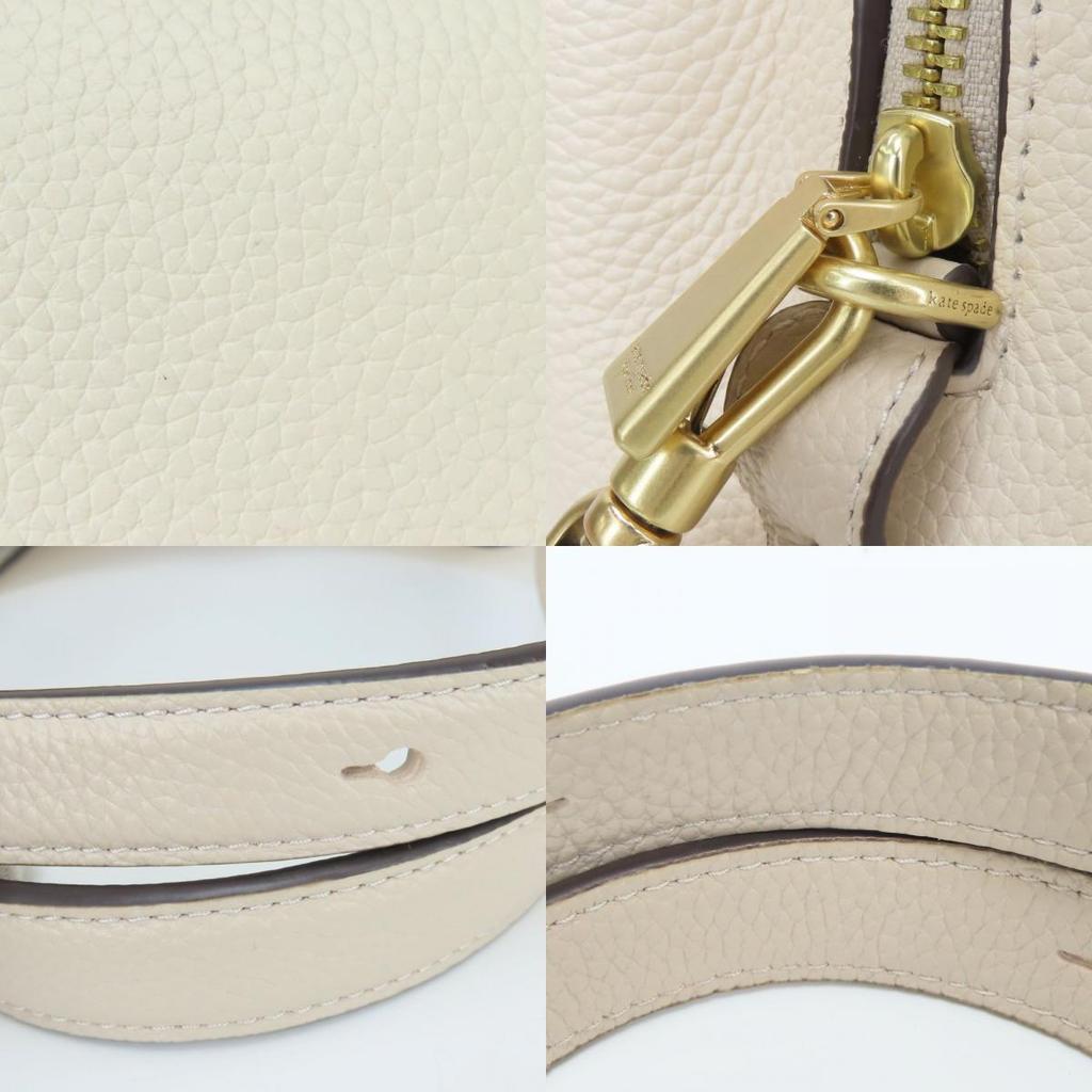Used Kate Spade Handbag Color block leather Ivory Gurege Shoulder