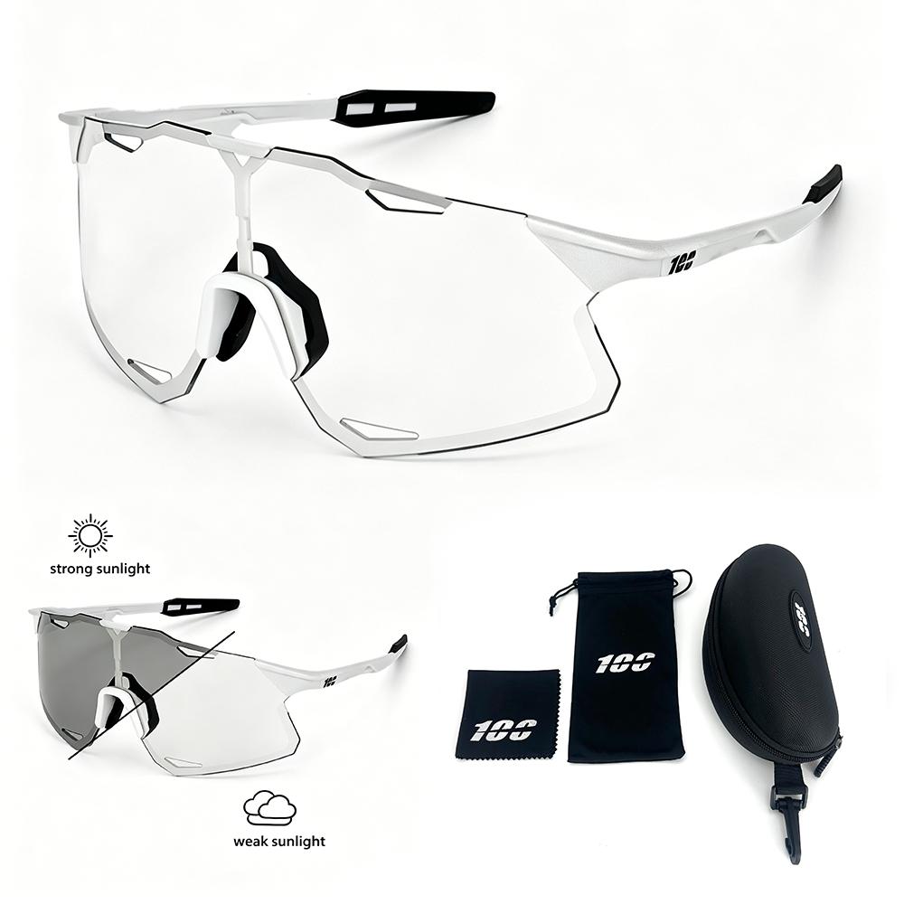 Cycling Photochromic Glasses With Box Outdoor Sports Sunglasses Men MTB Bicycle Goggles Women Road Mountain Bike Eyewear