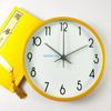 12 Inch Silent Decorative Wall Clock Mute Clock Round Silent Clock for Creative for Classroom Bedroom D57B