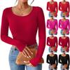 Long Sleeve Shirts For Women Cute Print Graphic Tees Blouses Casual Plus Size Basic Tops Pullover