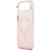 Guess IML Gradient Triangle Logo MagSafe Case for iPhone Air Pink