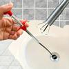 1pc Drain Snake Toilet Unclogger Household Toilet Drain Claw Tool with 4 Claws Pipe Snake Flexible Handheld Drain Grabber