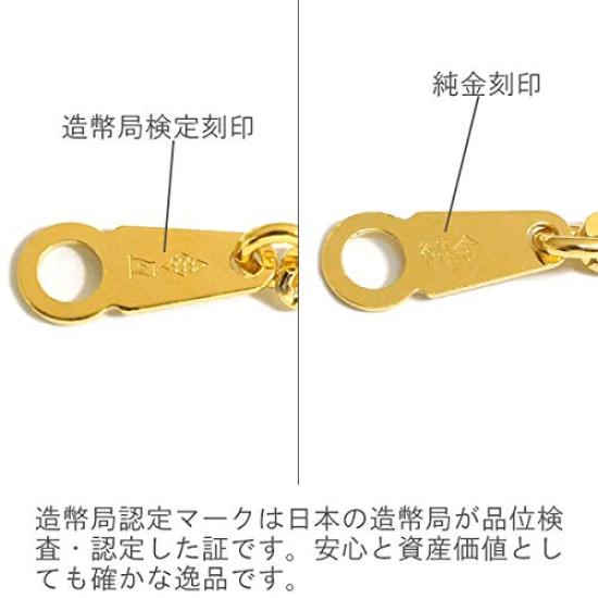 Colier Kihei din aur pur K24 cu 6 fețe, 50 cm, 10 g, certificare Mentă, gravat, lanț Kihei din aur de 24K cu 6 fețe, pentru bărbați și femei, unisex, dublu, cu 6 fețe, fabricat în Japonia