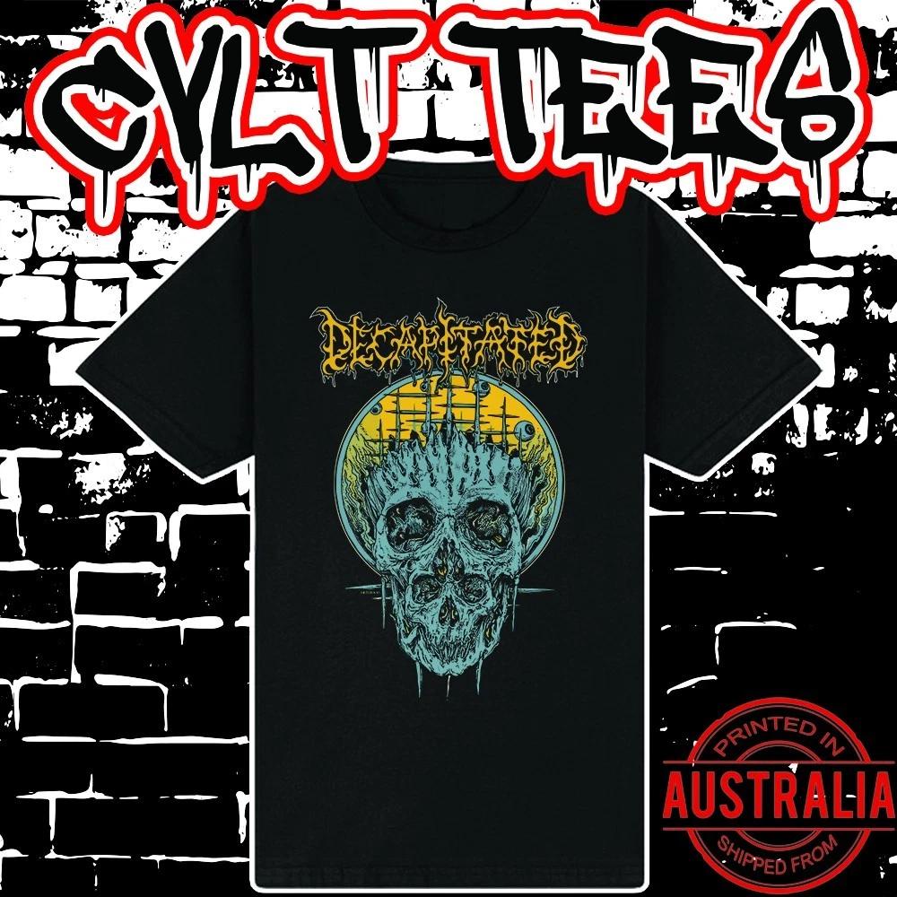Men s and Women s T-shirts Decapitated Band Shirt ~ Premium Black Gildan Cotton Tee S