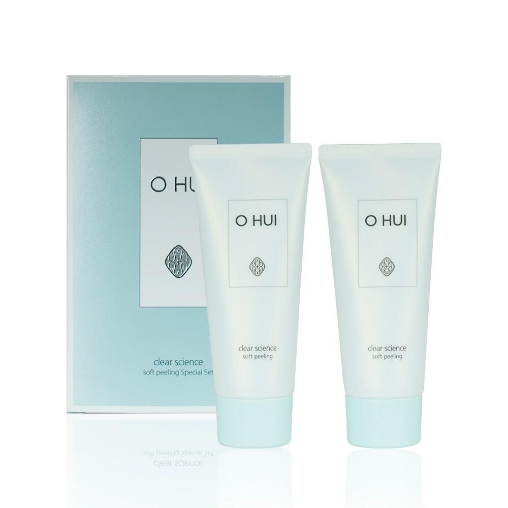 O HUI Clear Science Soft Peeling Set 2 Items / Exfoliating, Nourishing, Moisturizing, Korean Cosmetics, Kbeauty