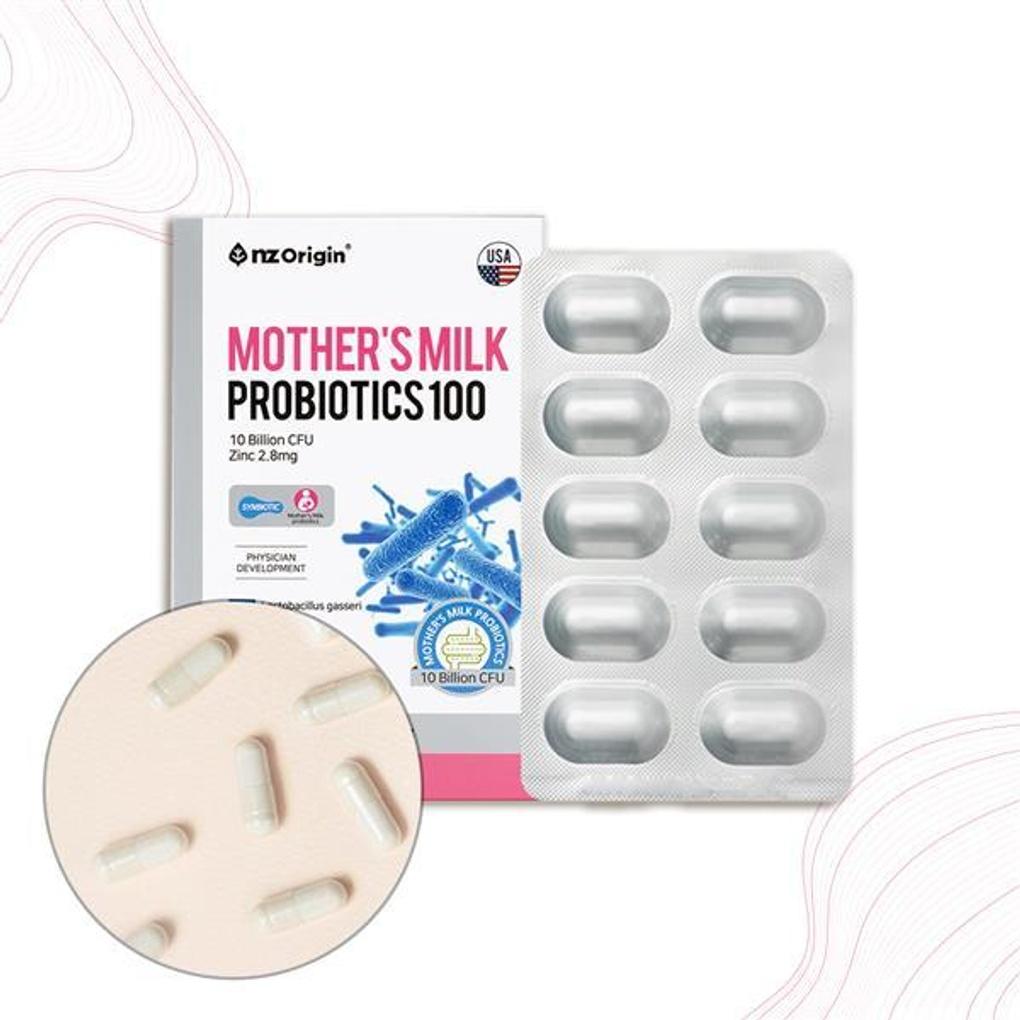 NZ-O Lactobacillus Gasseri Live Zinc Capsules, 30 Tablets