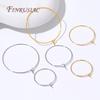 20mm 25mm 35mm 18K Gold Plated Hoops Earrings Big Circle Ear Wire Hoops Wires For Jewelry Findings,Earrings For Accessories