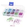 600pcs Colored Iron Safety Bulb Pins Plastic Storage Box Metal Knitting Pins  For DIY Craft Making