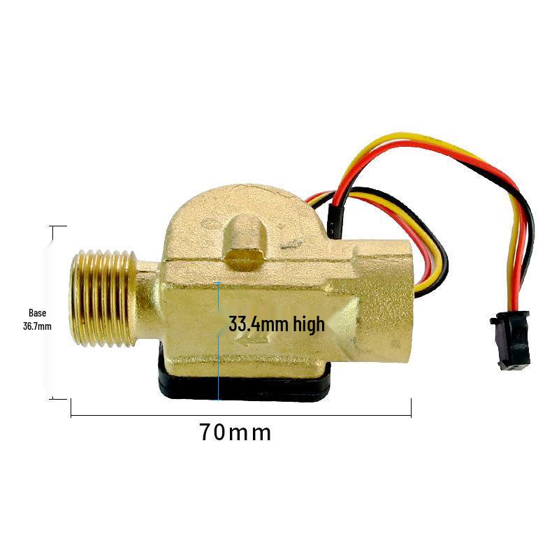 4-Point Digital Water Meter: Electronic Flow Display & Control for Liquid Packaging