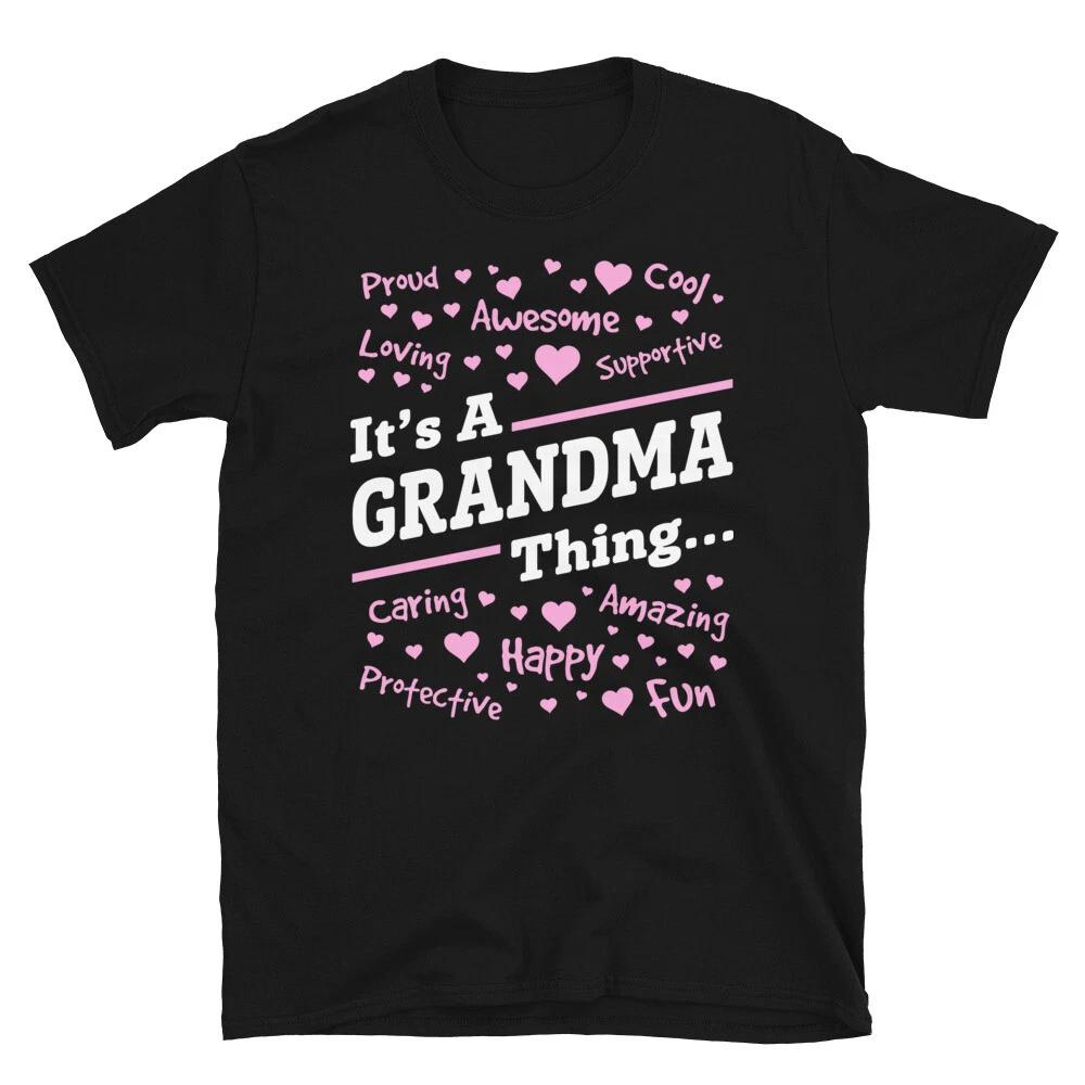 Grandma Thing Funny Cute Grandma Mom Humor T-Shirt L