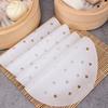 100Pcs New 4/5/6/7/8in Steamer Paper Disposable Round Buns Pastries Non-stick Paper Bread Bakery Paper Kitchen Cooking Tools