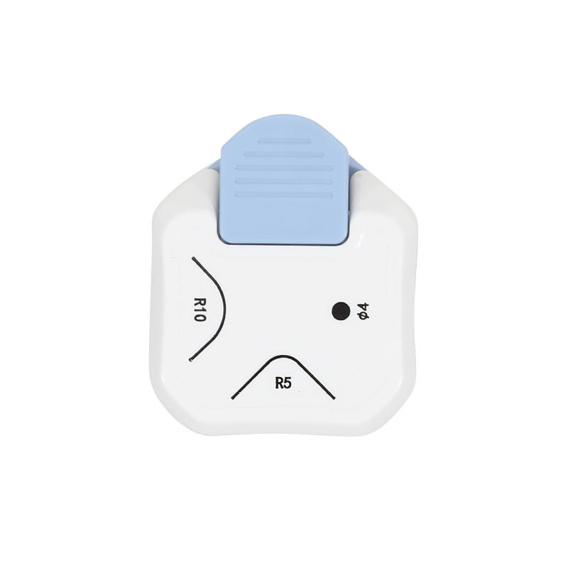 

3 в 1 Мини Круглый Углорез Угол Прочный Закруглитель Дырокол R4/R7/R10мм Бумажный Триммер Круглый Угол DIY Бумажный Резак Открытка светло-синий