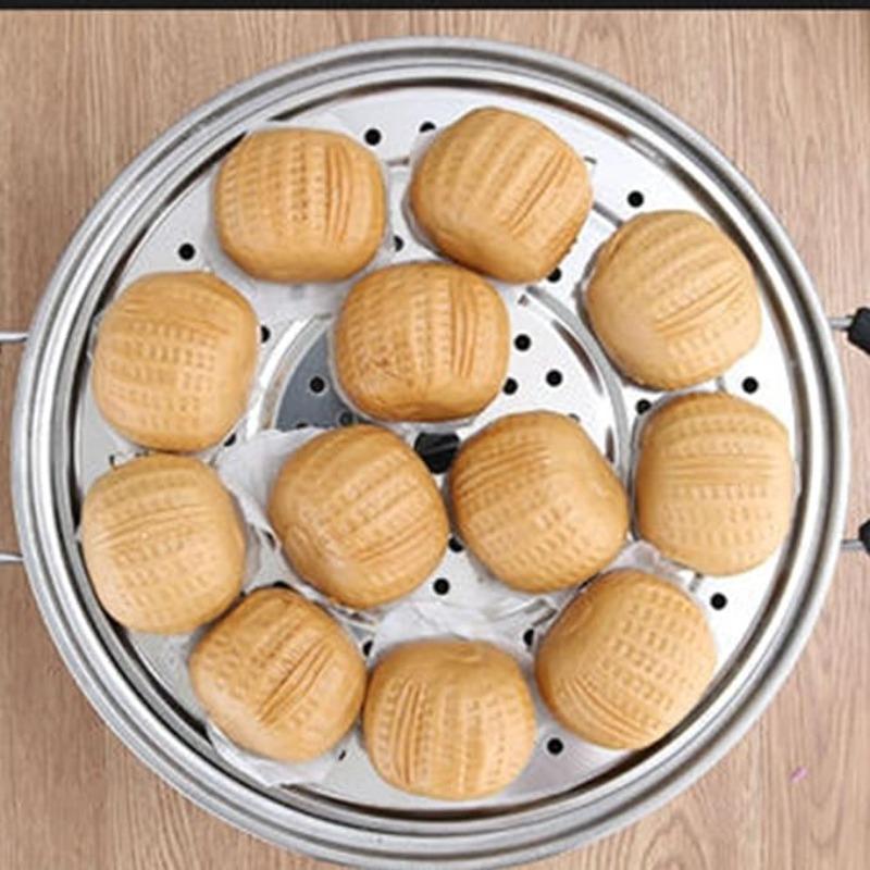 Steamer Rack with Removable Legs, Multipurpose Stainless Steel Steam Tray & Bread Stand for Pots, Pressure Cookers(20cm)