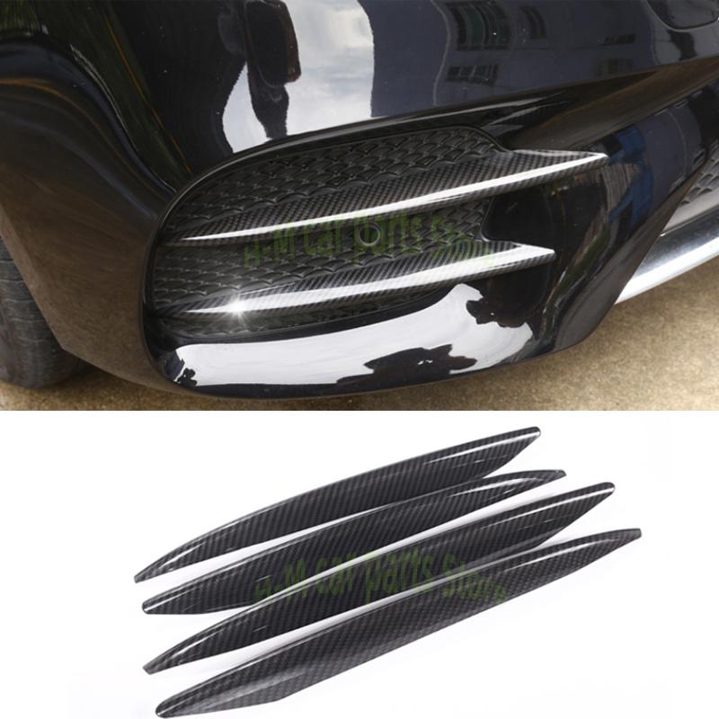 4 stk ABS Krom Front Tåkelys Deksel Trim Bil Styling For Mercedes Benz E Klasse W213 E200 E300 2016-