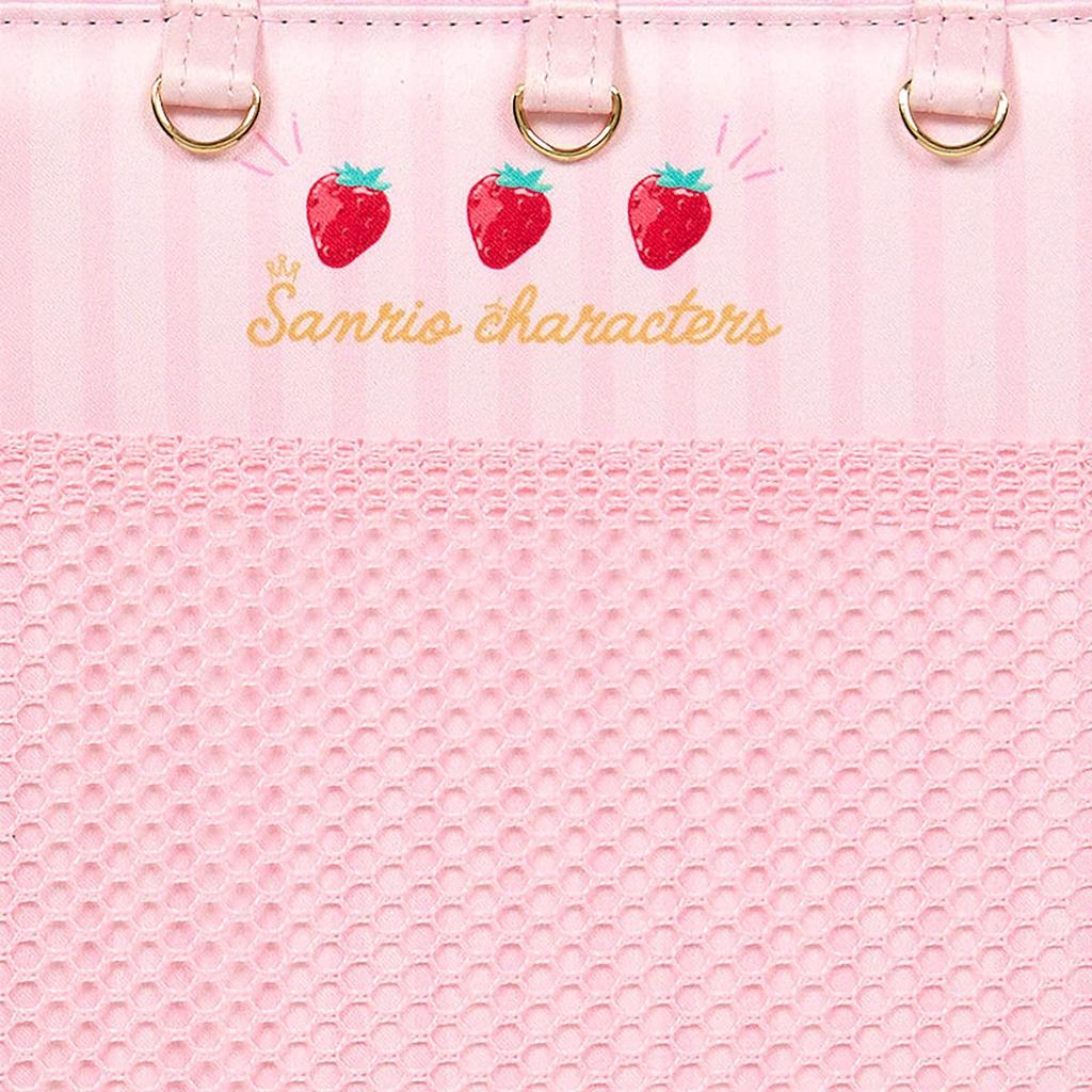 Jornal Sanrio 50º Personagens Sanrio Bolsa Funcional Armazenamento Aço x x Idade recomendada 3 anos ou mais 301914 Estojo Múltiplo (Aniversário de Morango)