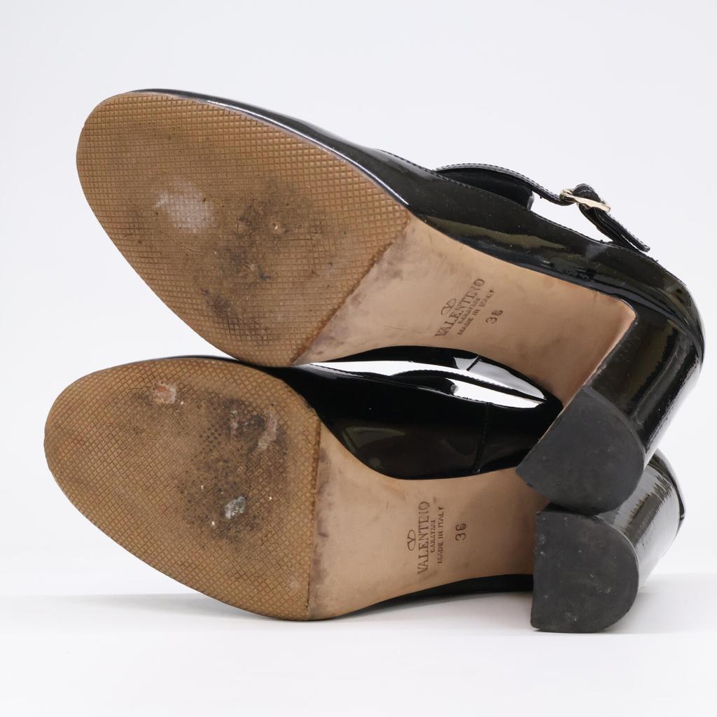 Valentino Garavani Velour Booties shoes 36 blackUsed