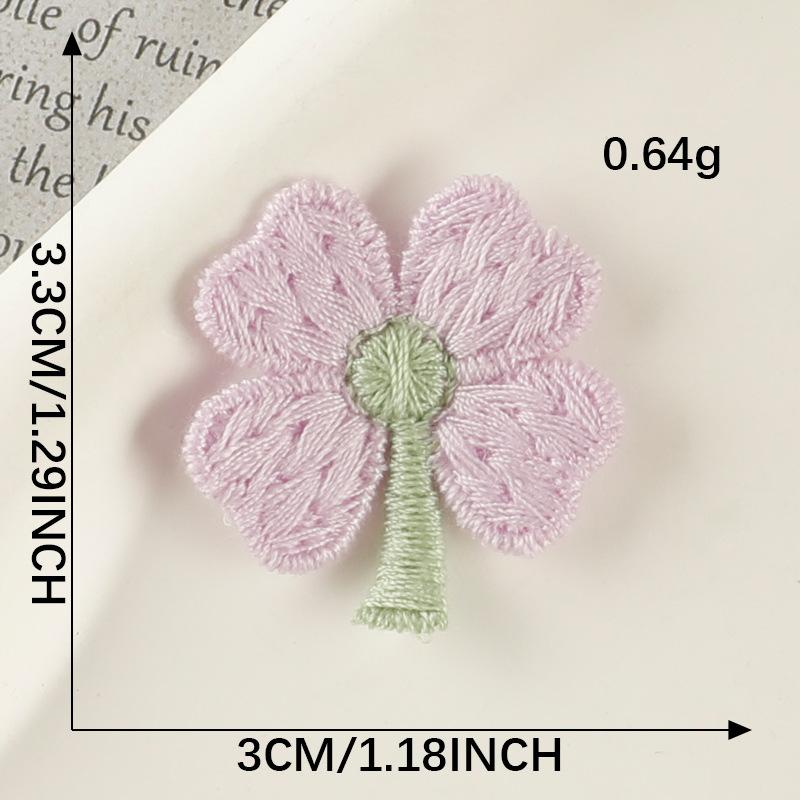 Akcesoria Spinka do włosów Akcesoria do włosów Akcesoria Naklejki do haftowania rozpuszczalne w wodzie Metka z tkaniny kwiatowej Broszka Łatka DIY Metka z tkaniny Naklejka z tkaniny