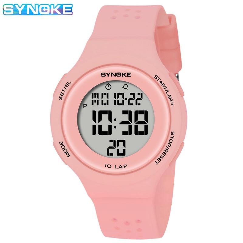 Top Brand New Lightweight Swimming Waterproof Electronic Watch Fashion Sports Watch Student Couple Electronic Watch New Color Trendy Fashion Watch
