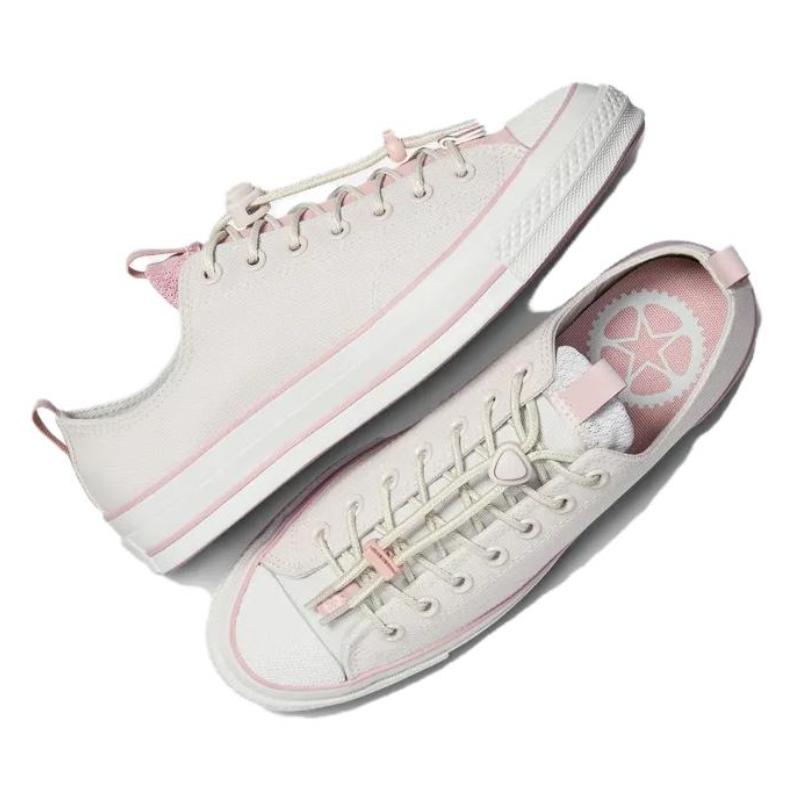 Converse Chuck 70 Versatile Low-Top Espadrilles Unisex White Pink
