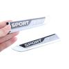 2pcs3D Metal Sport Line Badge Stickers Car Tool Emblem Decal for Changan V7 Alsvin Toyota Corolla 2009 2019 Honda Accord