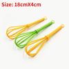 Kitchen Silicone Whisk Non-Slip Egg Beater Milk Frother Kitchen Utensil 17x4cm Kitchen Silicone Egg Beater Tool Easy To Clean
