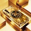 Full Gold Plated Dragon phone case s26 ultra case glass mobile phones for Samsung Galaxy S26 S25 S24 S23 S22 FE Ultra Plus