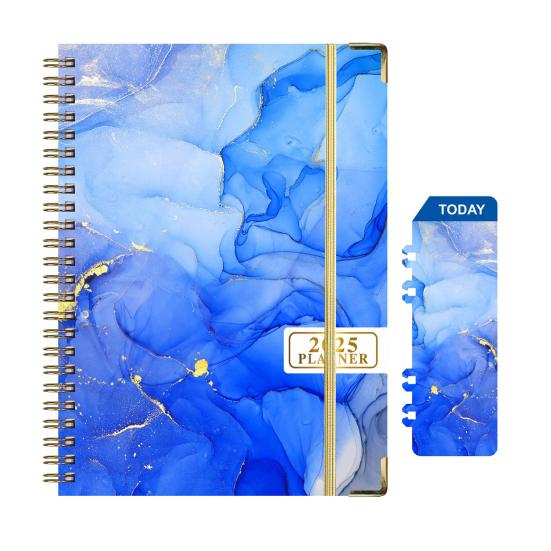 2025 planer Notebook Dickere Papier Tinte Auslaufsicher Dual-Sided Schreiben Termin Tracker Notebook