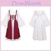 Viktorianisches Mittelalterliches Damenkleid für Cosplay und Partys