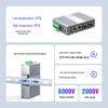 ZKTEK Industrieller Din-Schienen Gigabit Glasfaser-Switch & Transceiver