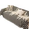 New Scratch Proof Sofa Cover Sofa Shawl Reversible Skin-Friendly Bed Blanket Chenille Fabric Natural Drape Chenille Sofa Cover