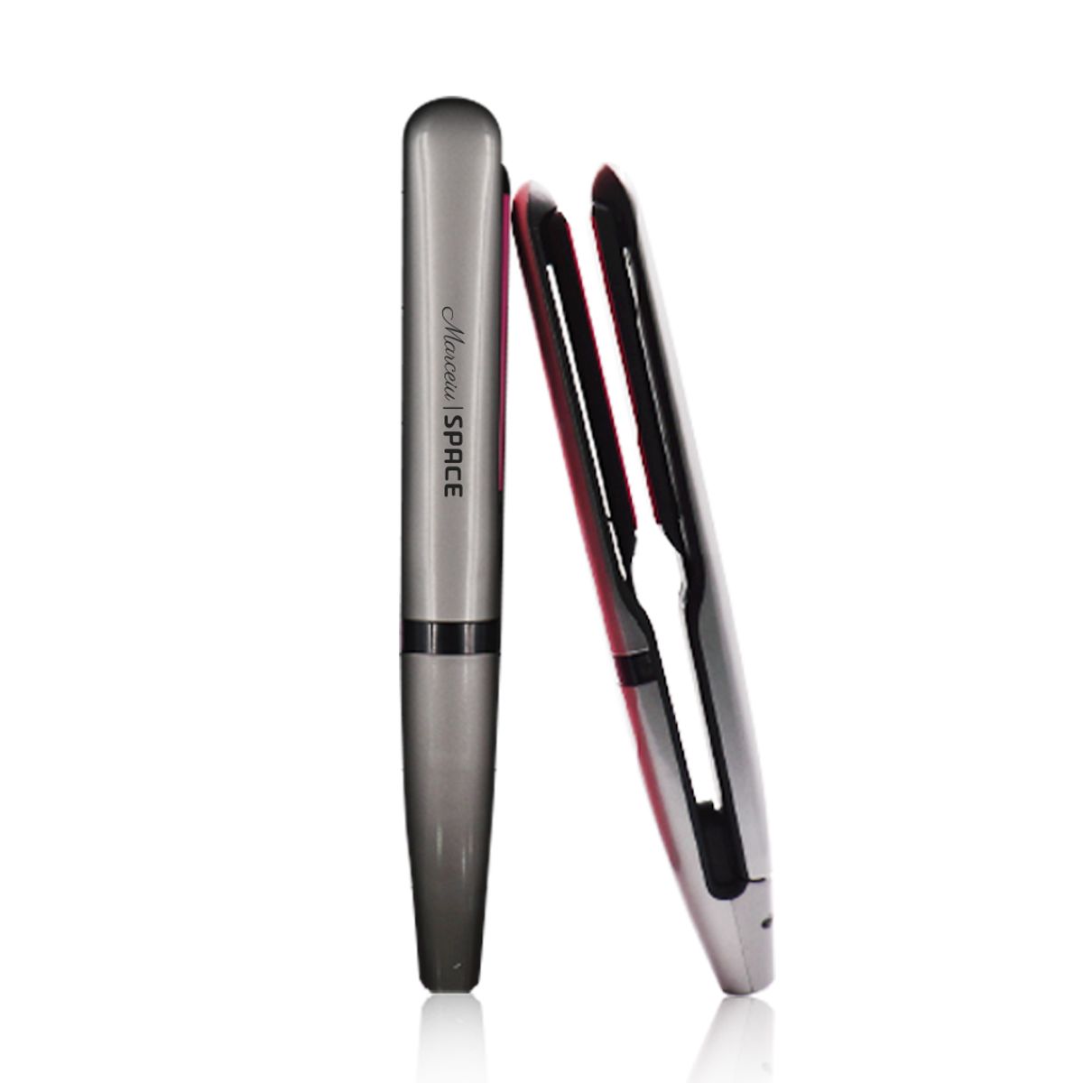 Space Heated Plate Flat Iron Natural Volume Straight Curl Iron