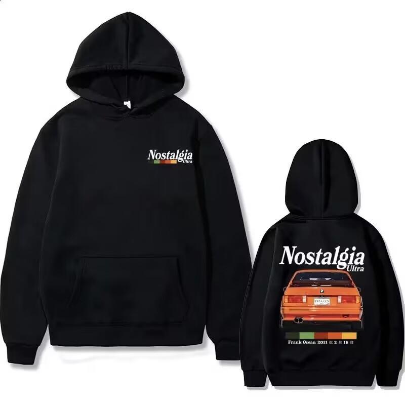 Mens Hooded Cotton Blend Sweatshirt With Printed Design Regular Fit Casual Wear