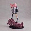 New Anime Darling In The Franxx Zero Two Code 002 Uniform Girls Anime Pvc Action Figures Toys 28Cm