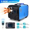 12V/24V/220V Universal Horizontal Automotive Diesel Air Heater Integrated Machine 2-8KW Auxiliary Heater With LED Display Screen
