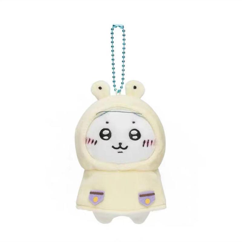 

And Adorable Soft Raincoat Animal Plush Toy Short Plush Filled With Pp Cotton Raincoat XiaoBa