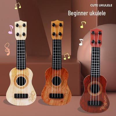 Kinder Graffiti Mini Gitarre Ukulele - Spielbares Musikinstrument Spielzeug für Jungen und Mädchen, mit kostenlosem Versand
