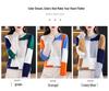 Women's 100% Pure Wool Patchwork Sweater - Round Neck Knitwear for Autumn/Winter 2025