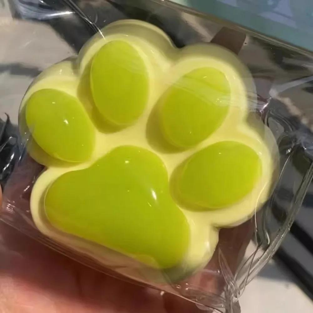 Squishy Kawaii Cat Paw Soft Squeeze Toy Slow Rebound Stress Relief  Decompression Squishies Fidget Toy for Kids Adults Gifts