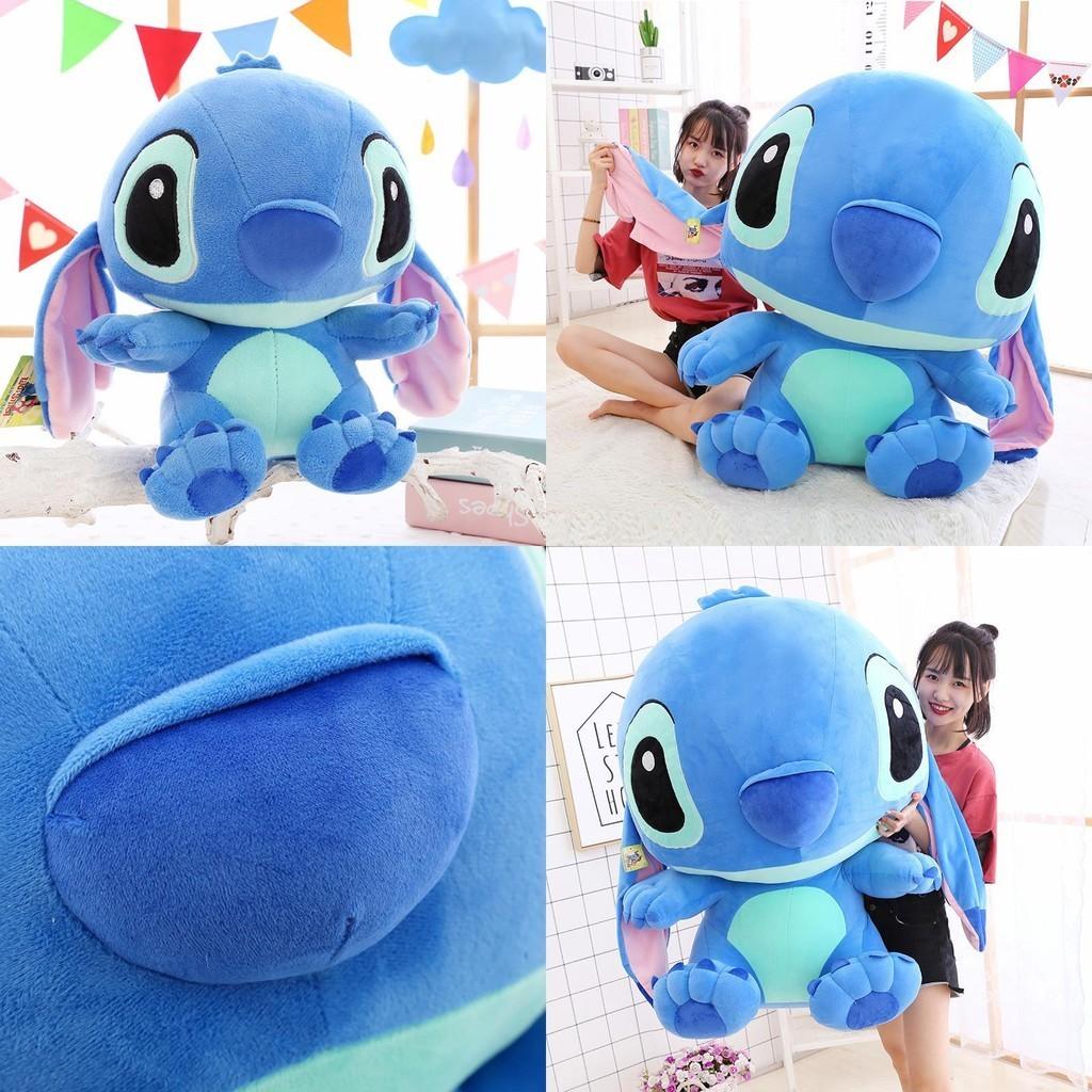 Large Cuddly Soft Disney Lilo Stitch Stitch Angel Plush Toy