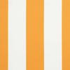 Yellow and White Retractable Awning Frame 300 x 250 cm