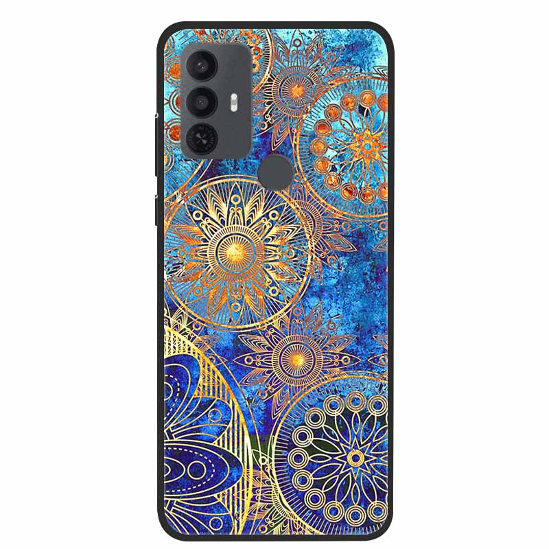 For TCL 30 SE Case Luxury Soft Silicone Protective Animals Phone Cover for TCL 305 306 Case 30SE TPU Funda for TCL30SE Cartoon